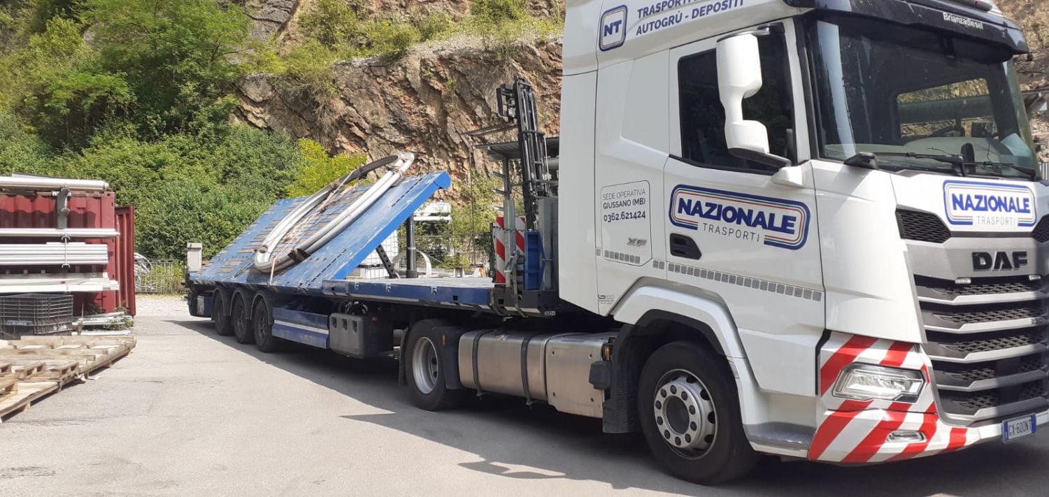 Pianali inclinabili idraulicamente